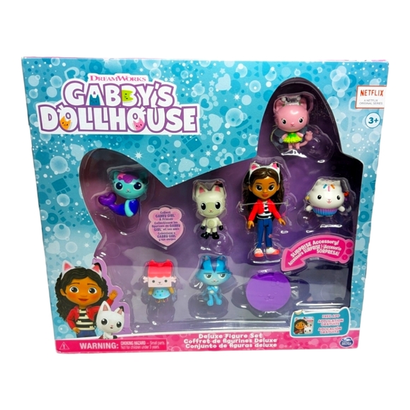 Dreamworks | Toys | Gabbys Dollhouse Deluxe Figure Set With 7 Toy ...